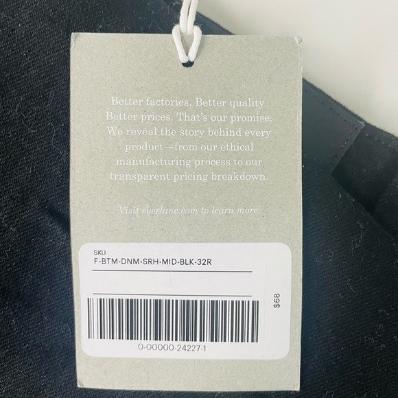 Everlane Authentic Stretch Midrise Skinny Jean NWT - Picture 7 of 9